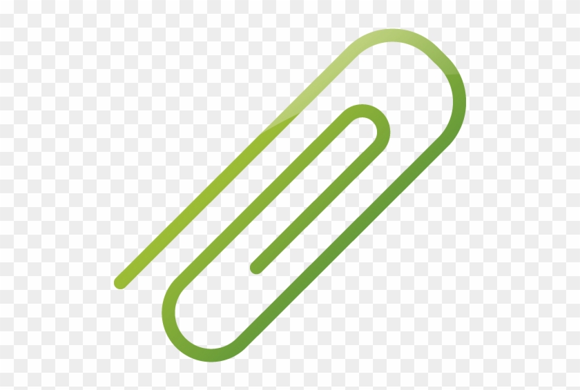 Web 2 Green Paper Clip 6 Icon - Web 2 Green Paper Clip 6 Icon #552099