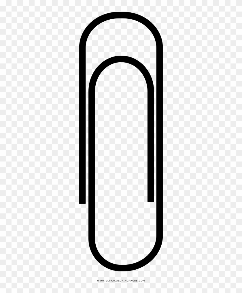 Paper Clip Coloring Page - Paper Clip Coloring Page #552101