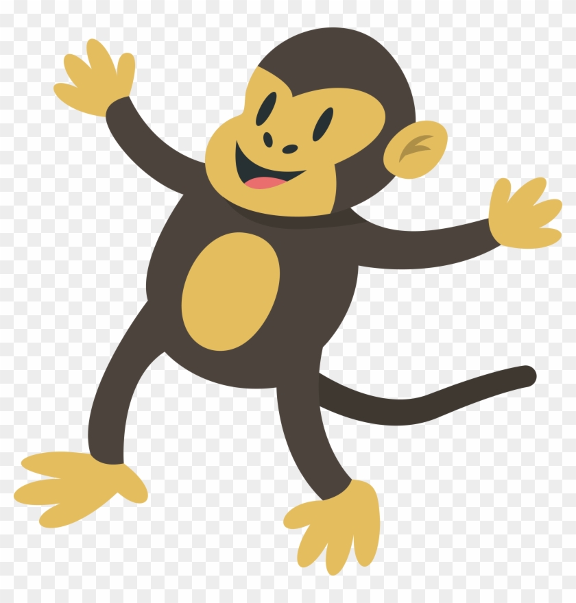 Monkey Diagram Illustration - Vector Giraffe #552332