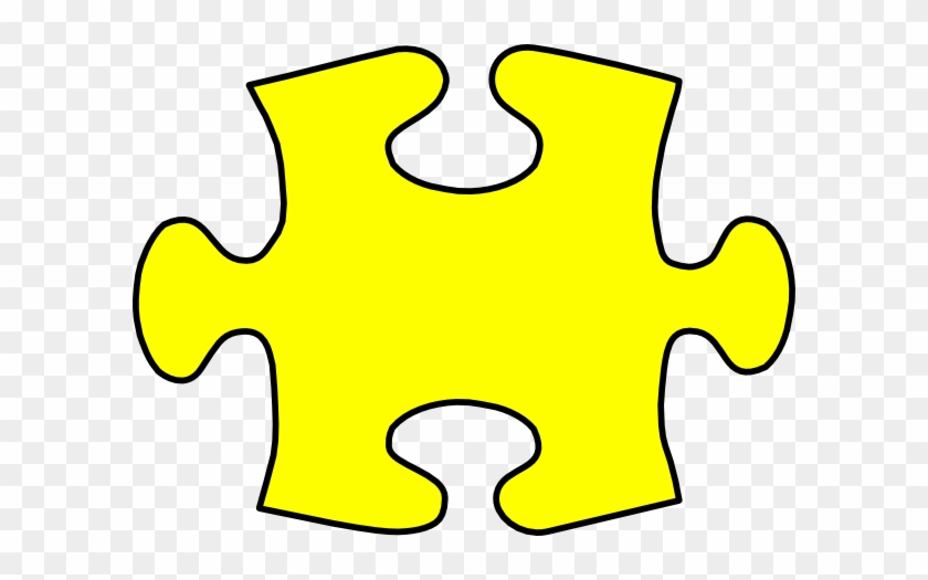 Puzzle Pieces Clipart Yellow #552372