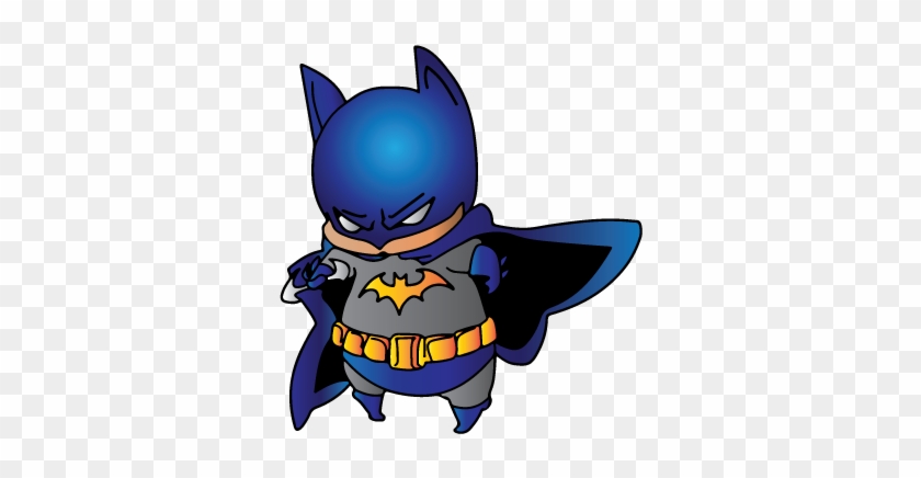 Chibi Batman Colored By Cliffengland - Chibi Batman No Background #552479