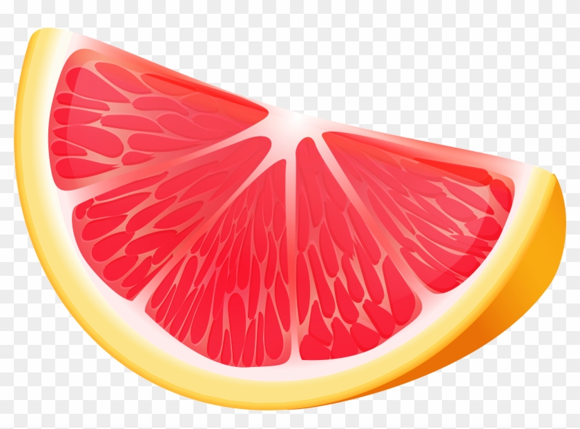 Grapefruit, Lemon, Lime And Orange Slices - Grapefruit Clipart Png #552546