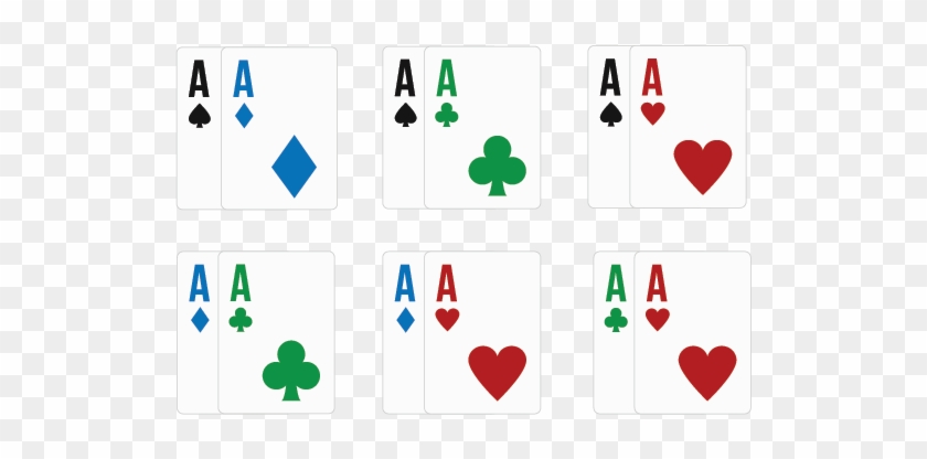 Pocket Pair Aa Combinations - Combinations Of Pocket Aces #552616