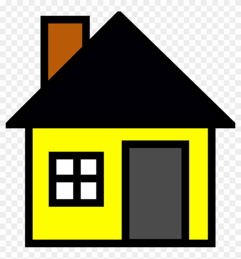 Zacchaeus House - Yellow House Clip Art #552870