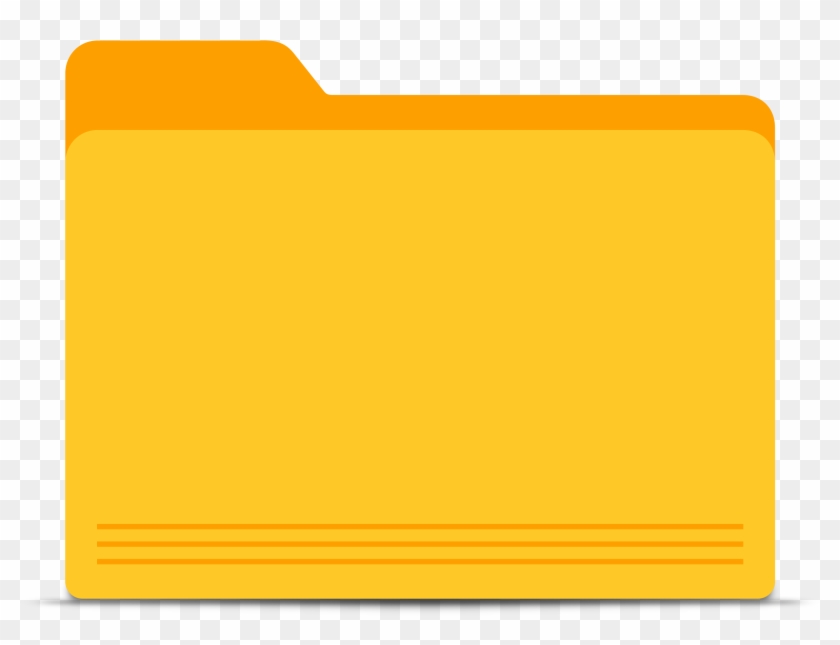 Big Image - Yellow Folder Icon Png #552966
