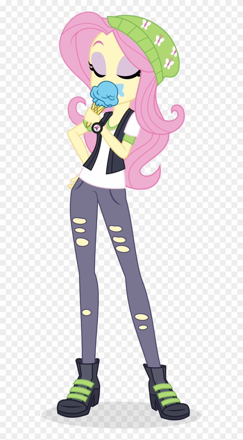 Fluttershy Likes Ice Cream By Punzil504 - Equestria Girls Alternate Universe Twilight Sparkle #553015