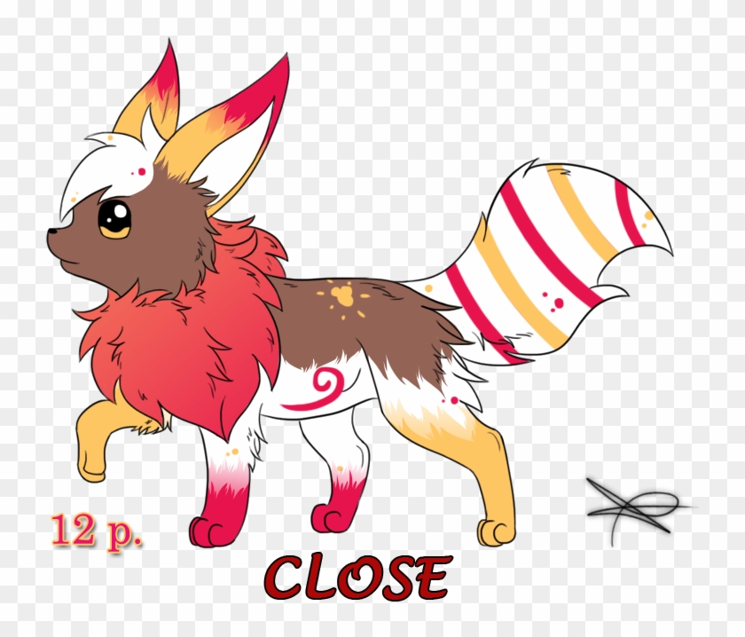 Eevee Ice Cream Design Close By Evoli Niceli Adopts - Cartoon #553051