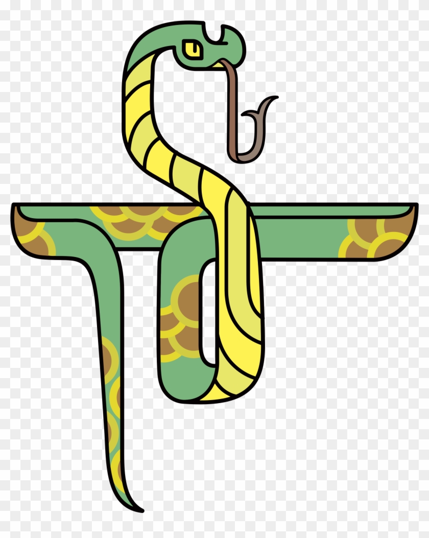 Cartoon Rattlesnake 19, Buy Clip Art - Year Of The Snake Chinese Zodiac Illustration Pendant #553113