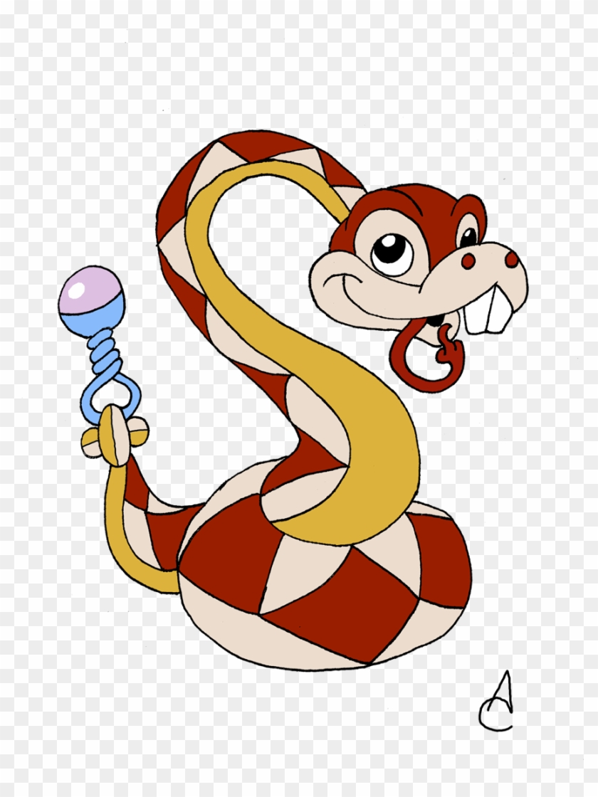 Cutsey Rattlesnake By X-raylawnmower On Clipart Library - Rattlesnake Cartoon #553135