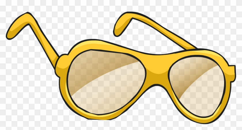 Golden Shades Club Penguin Wiki Fandom Powered By Wikia - Gold Glasses Club Penguin #553155