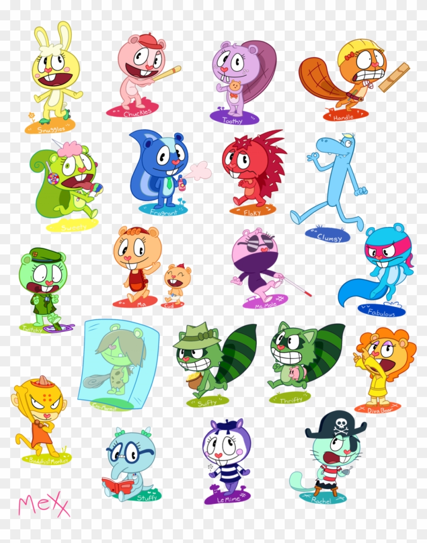 Gender Switches - Happy Tree Friends Characters #553252
