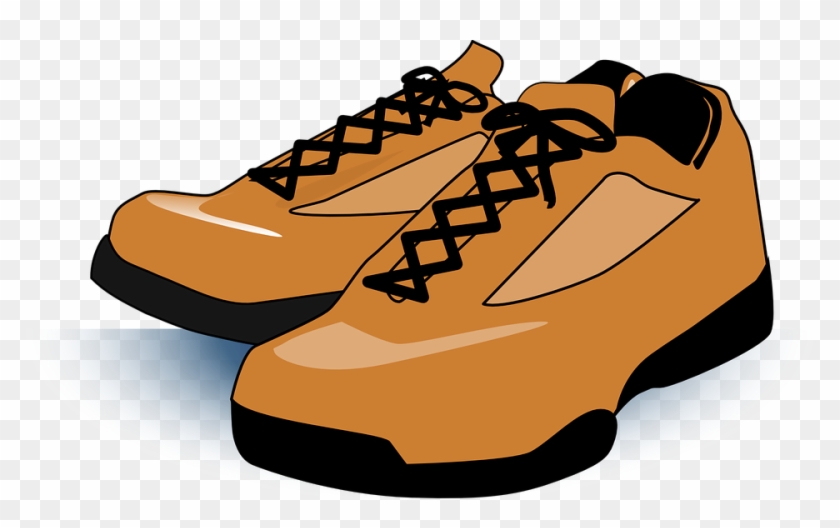 Shoes, Boot, Lace, Tied, Fastened, Suede - Shoes Clip Art #553355