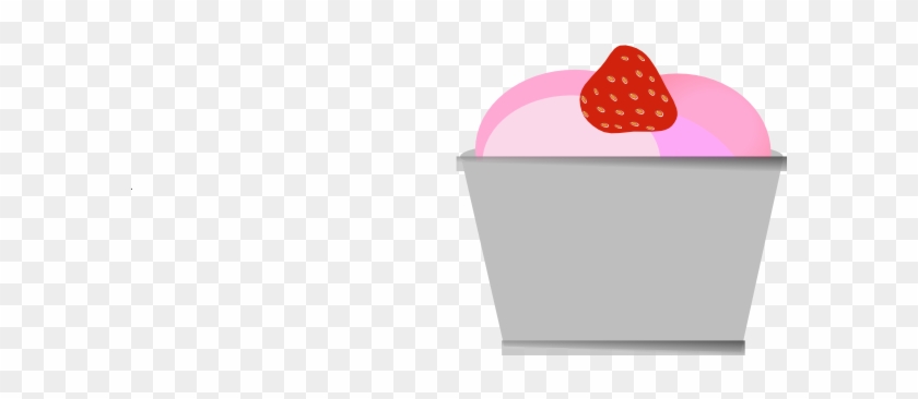 Strawberries And Ice Cream Clipart - Strawberry #553415
