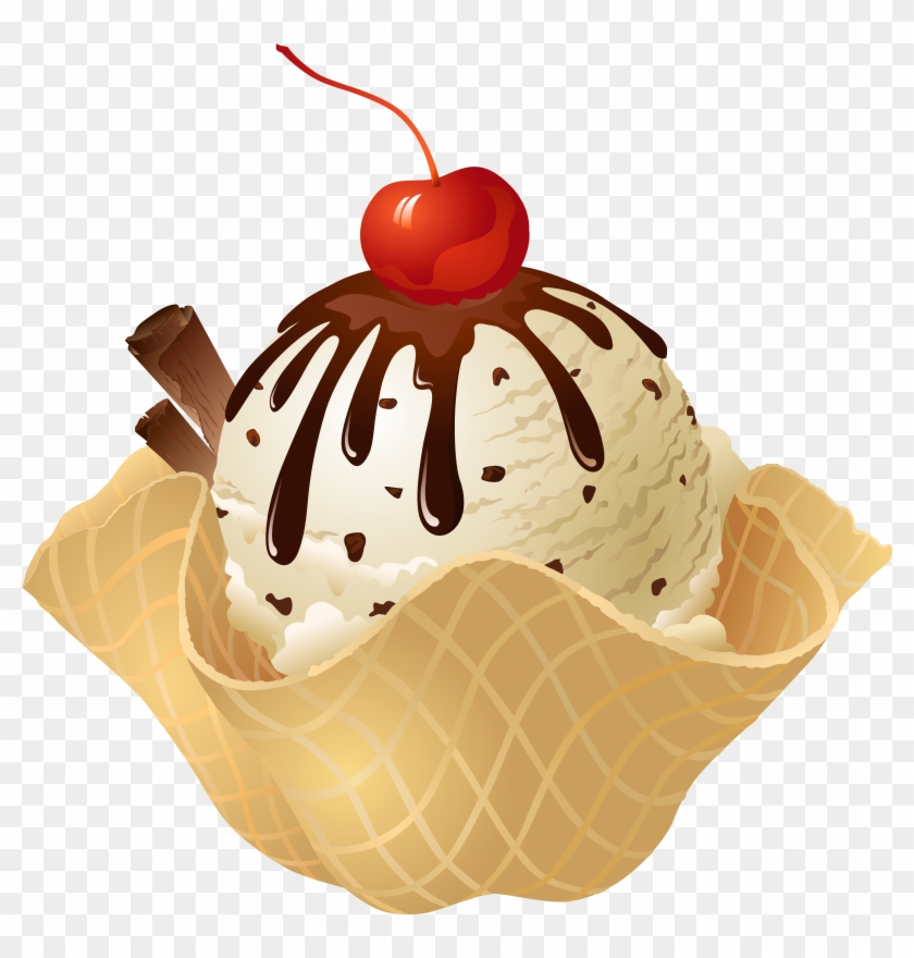 Transparent Vanilla Ice Cream Waffle Basket Png Picture - Curvy Girl For The Cadet By Sugar Jamison #553422