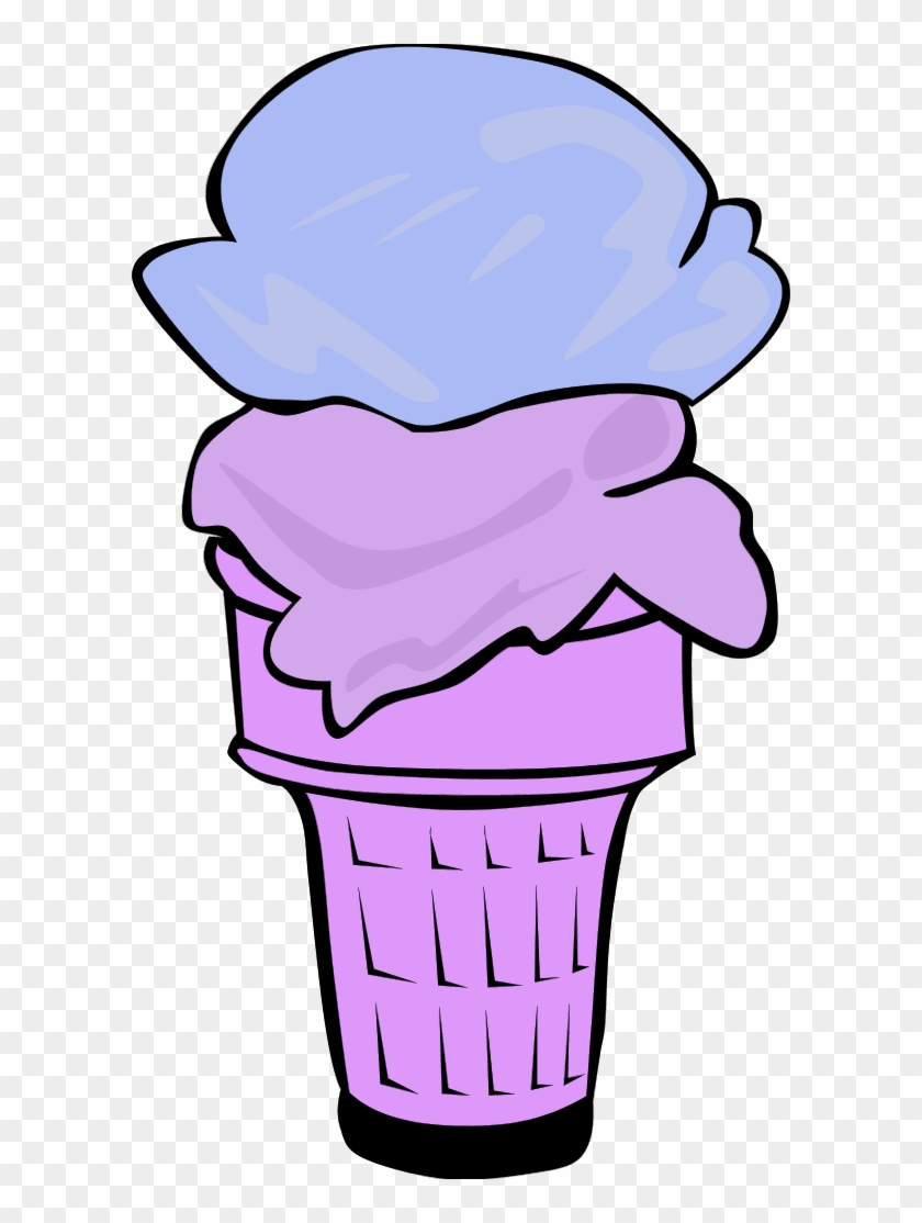 Ice Cream Silhouette Clip Art At Mzayat - Ice Cream Cone Clip Art #553522