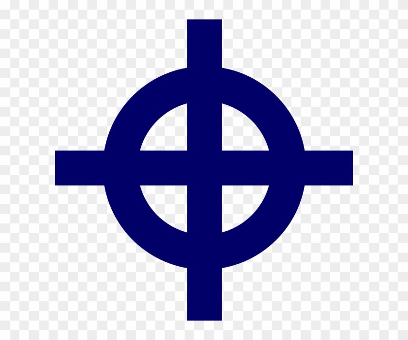 A Celtic Cross With The Vertical Line Pointing Down - Fear Of God As Statues Fell #553642