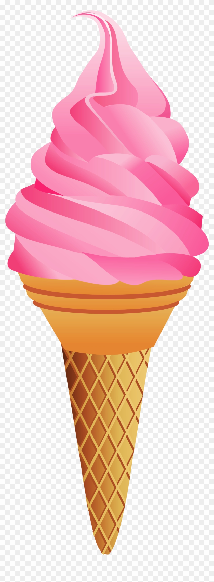 Ice Cream Cone Ice Cream No Cone Clipart - Ice Cream Cone #553831