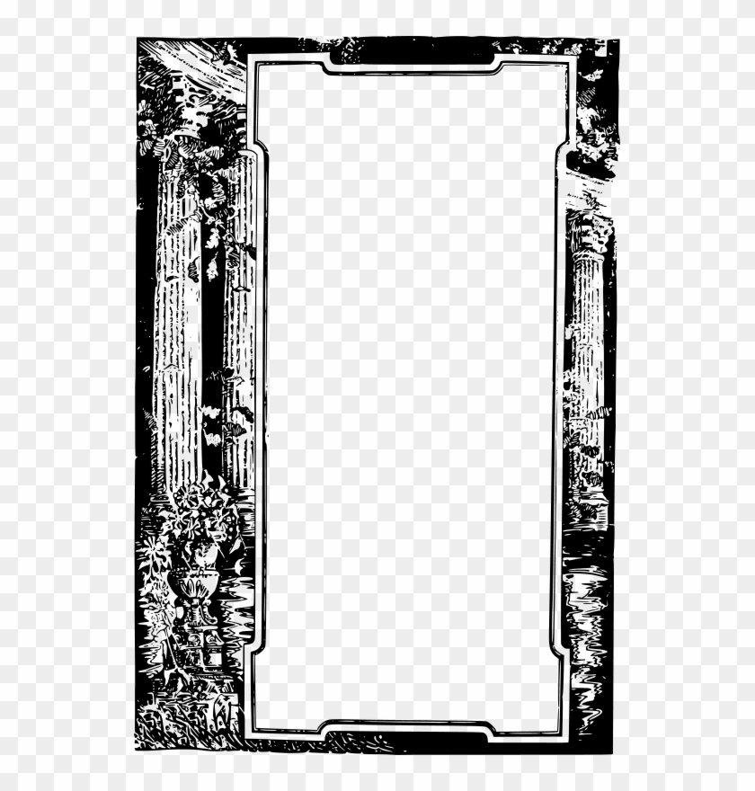 Old Roman Frame Clip Art - Greek Frame Png #553838