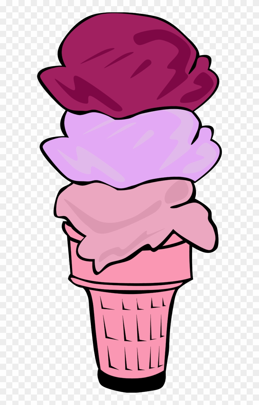 Vanilla Ice Cream Cone Clip Art For Kids - Ice Cream Cone Clip Art #553886