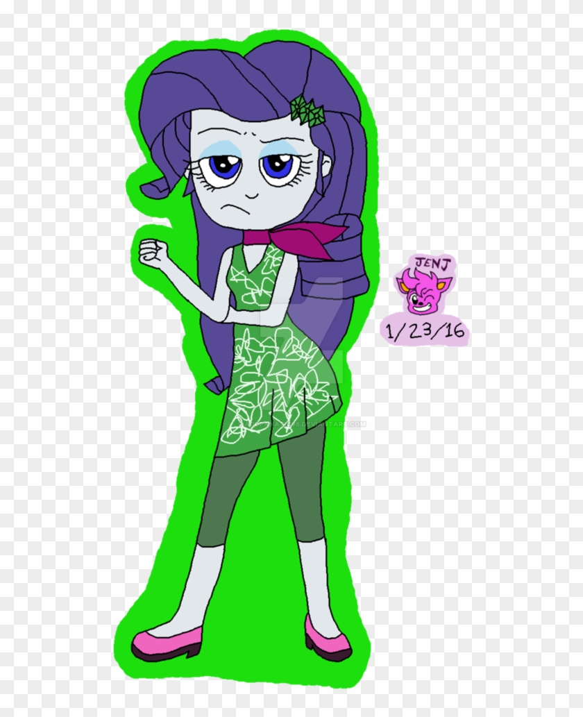 Rarity Dressed As Disgust By Resotii - Inside Out Disgust Rarity #553916