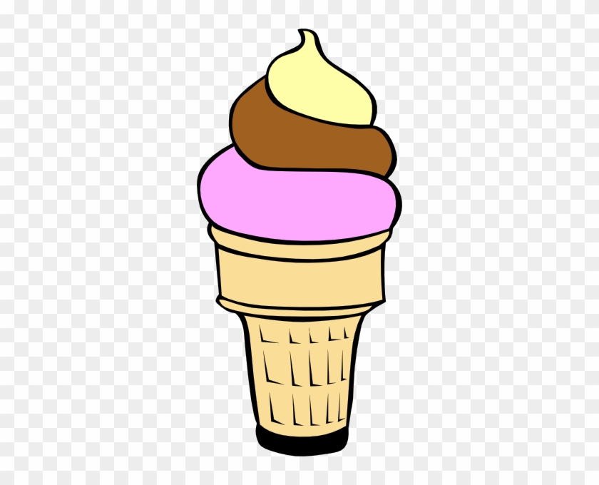 Neapolitan Ice Cream Cone #554034