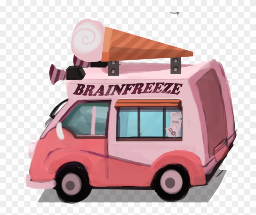 Ice Cream Truck Clip Art - Ice Cream Trucks Cartoon #554262