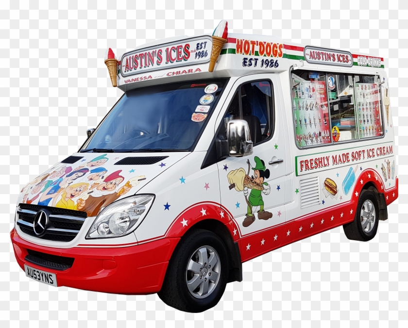Austins Van - Ice Cream Van Png #554306