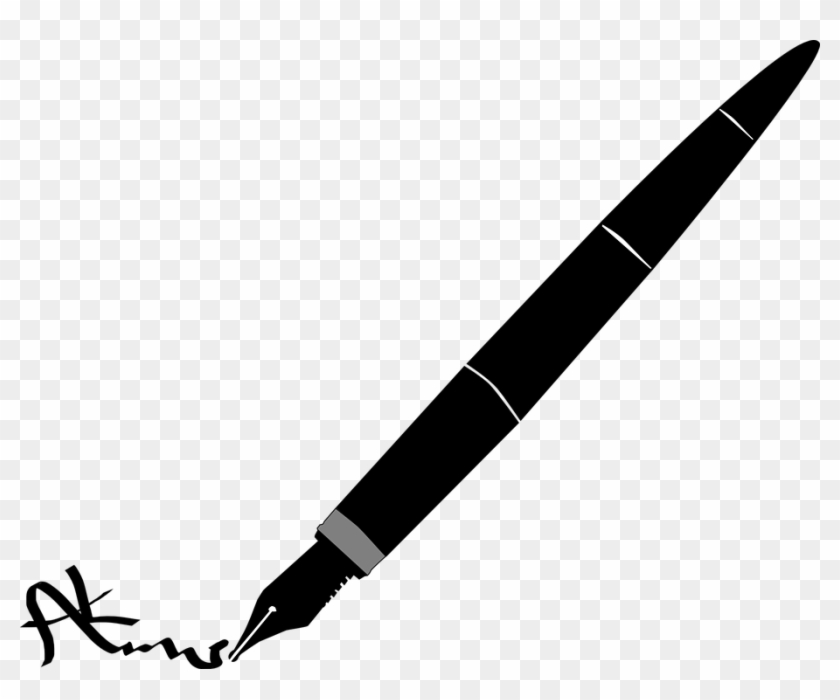 Micheal J Ribaudo - Pen Clip Art #554311