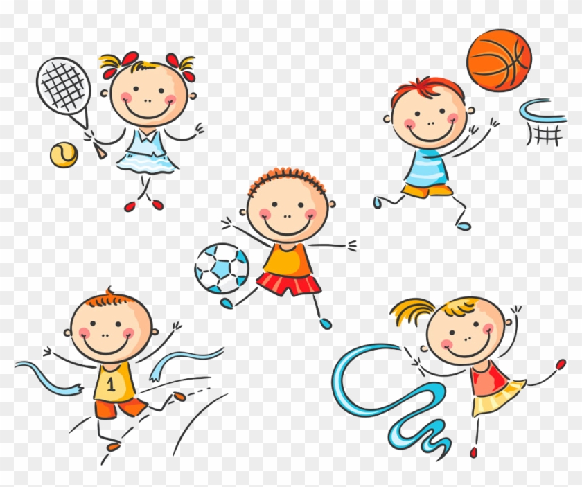 Child Sport Clip Art Physical Education Clipart Free Transparent