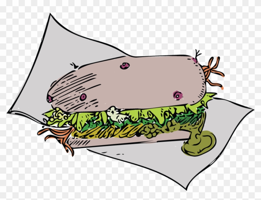 Gross Sandwich - Cartoon #554355