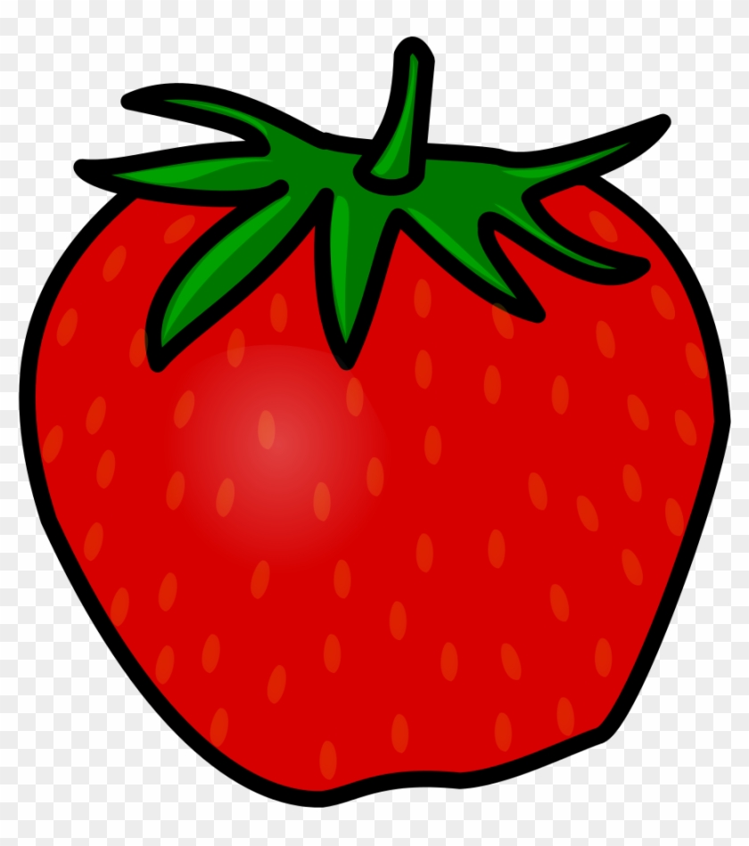 Tux Paint Strawberry - Strawberry Clipart No Background #554358