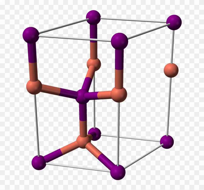 Copper Iodide (beta) Unit Cell 3d Balls - Unit Cell Of Zno #554368