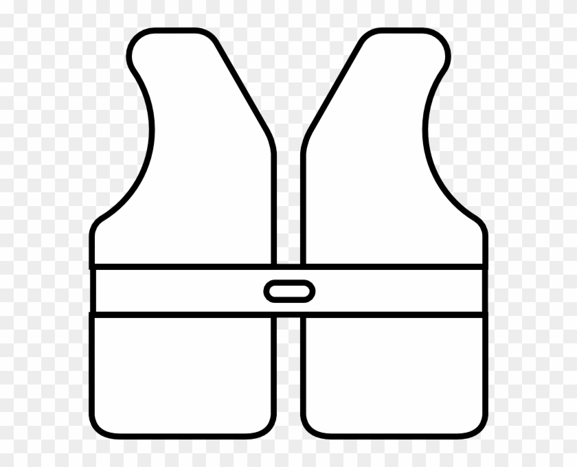 Vest Clipart - Life - Safety Jacket Silhouette Png #554395