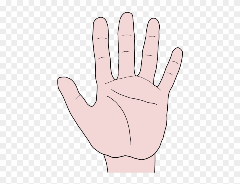 Hand Clipart Hand Palm - Sign Language #554397