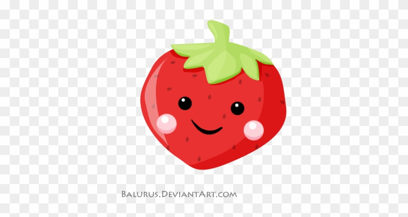 Cute Strawberry By Neimeys On Deviantart - Strawberry #554437