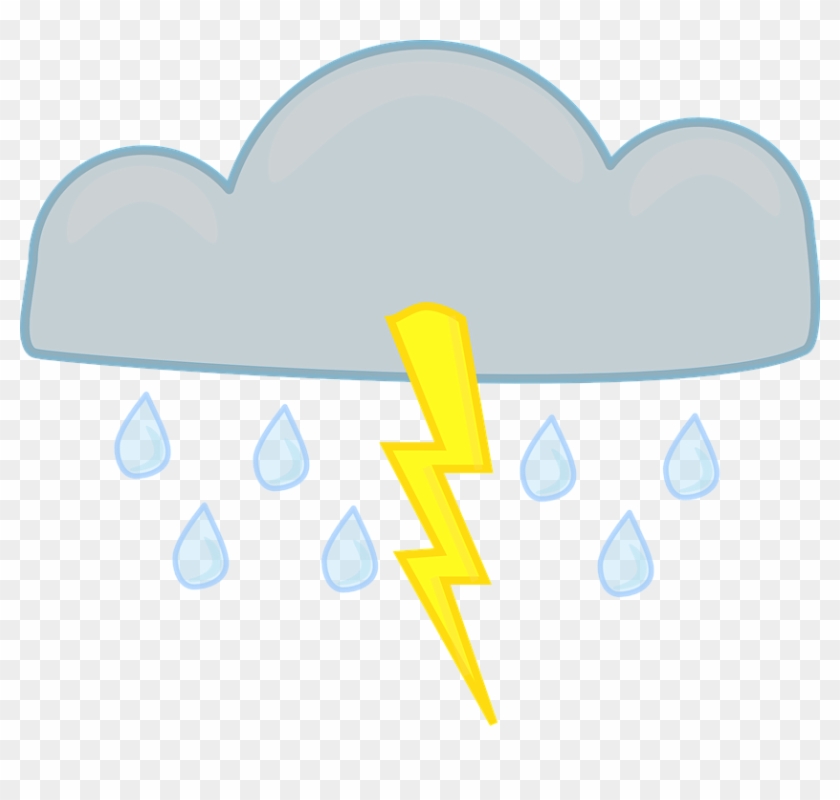 Lightening Clipart 20, Buy Clip Art - Thunderstorm Animation #554469