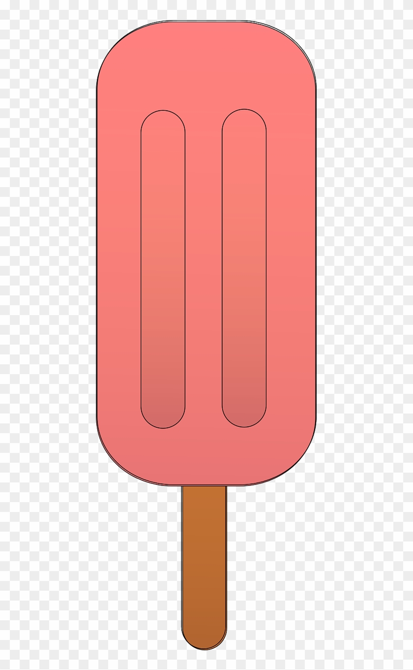 Popsicle Lollipop Strawberry Png Image - Desenho De Picolé De Morango #554578