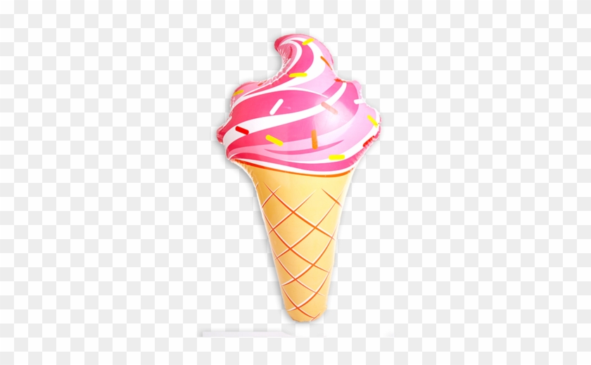 The Pretzel & Ice Cream Floaty - Inflatable Ice Cream Cone #554581