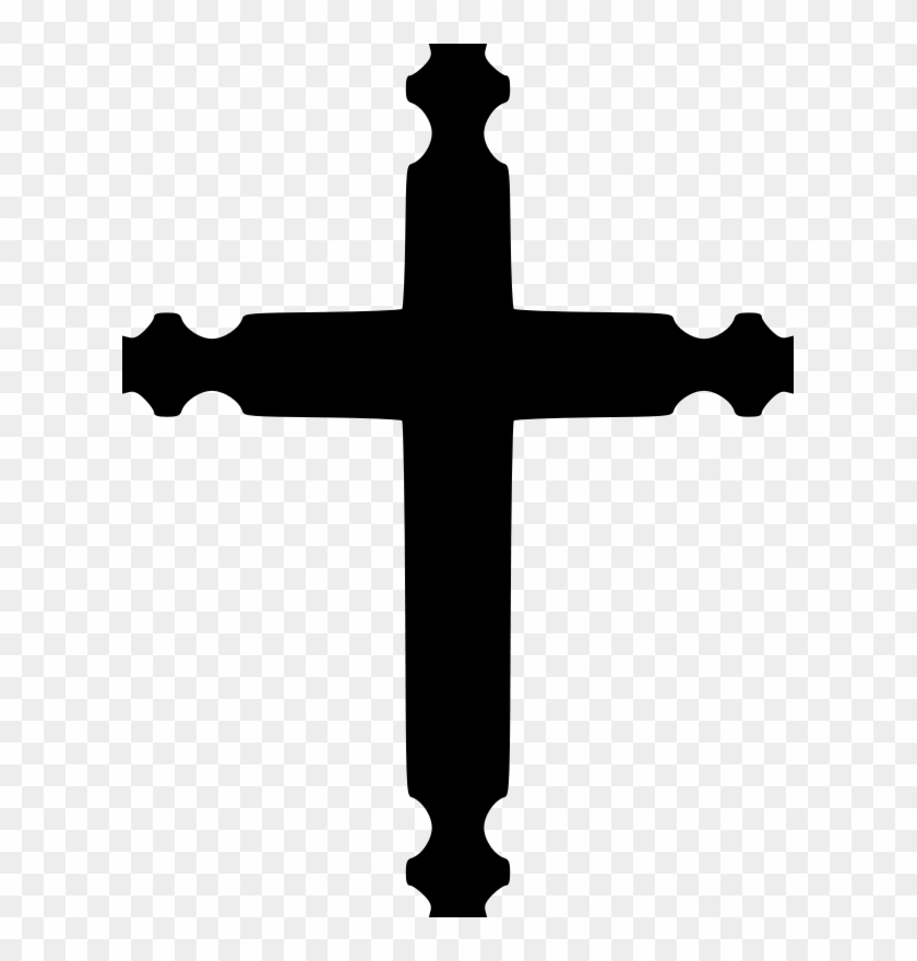 Simple Fancy Cross - Fancy Cross Transparent #554654