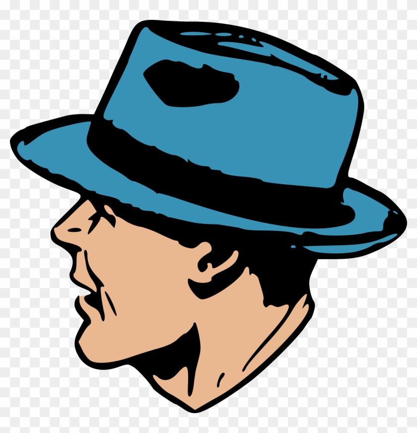 Men Clipart Hat - Man's Hat Clipart #554712