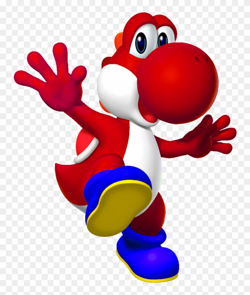 Red Yoshi By Yoshigo99 On Deviantart - Super Mario Yoshi Red #554781