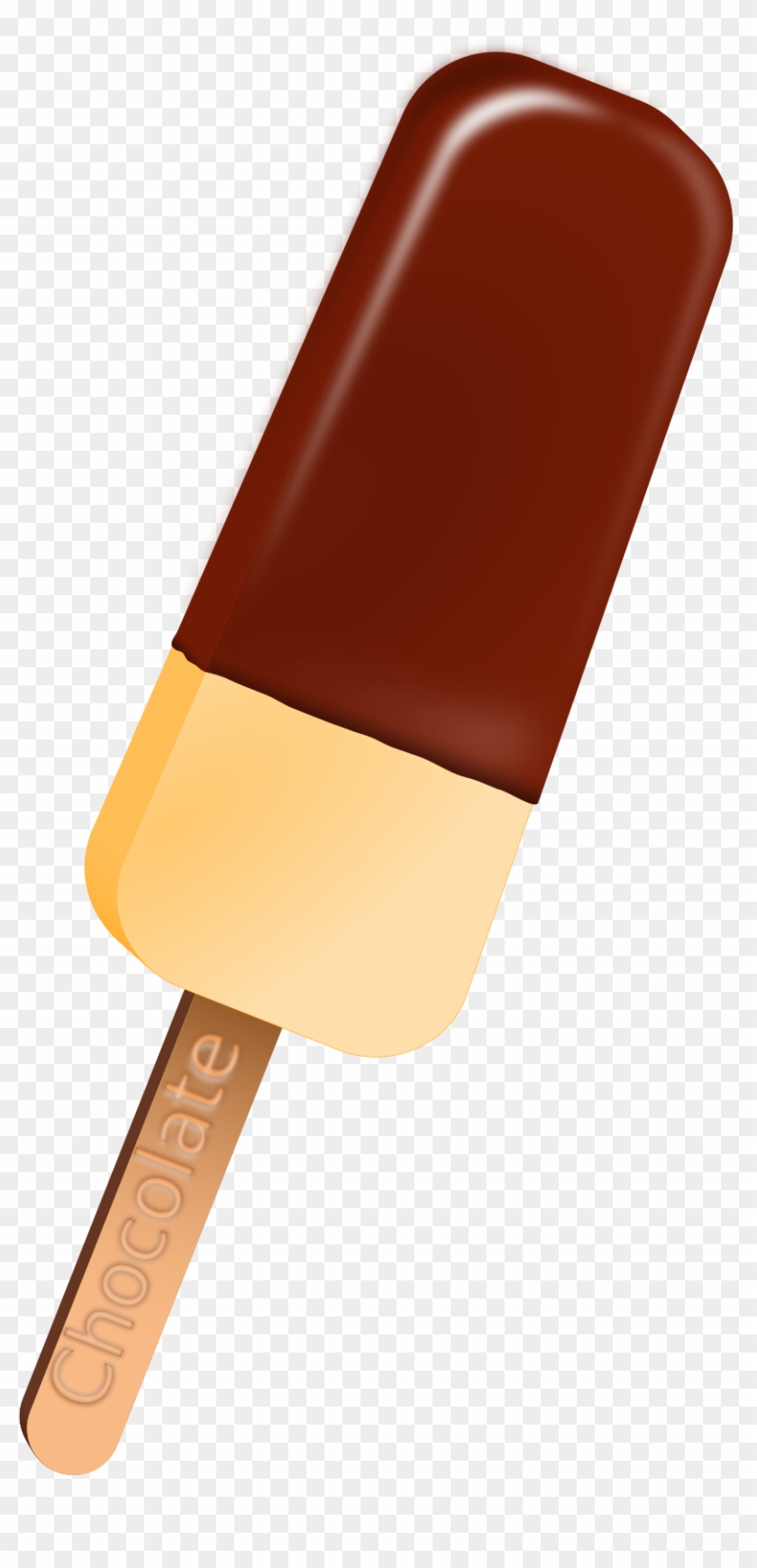 Chocolate Hot Ice Cream Stick Png Image - Ice Cream #554863