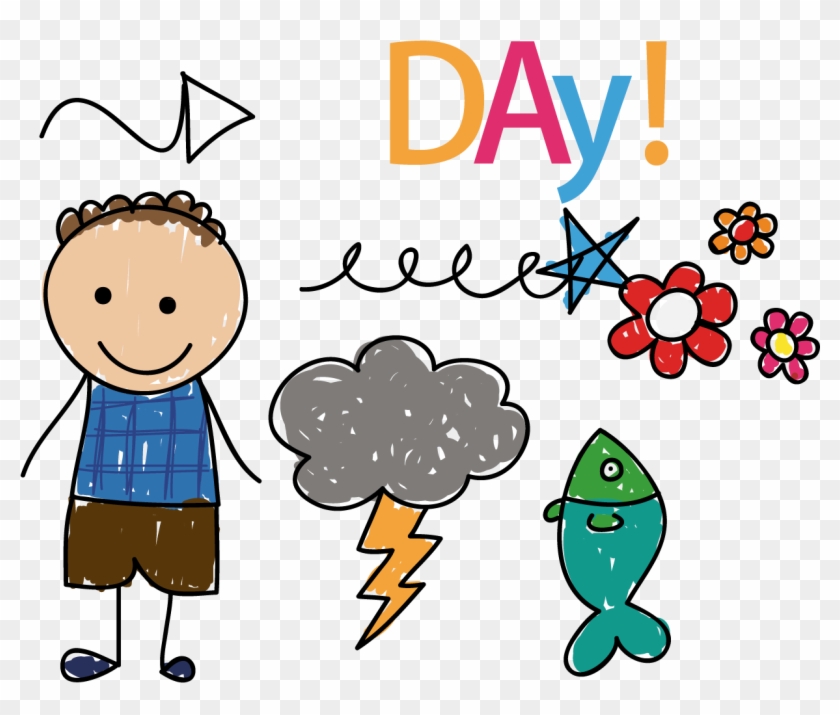 Children's Day Drawing Clip Art - Children's Day Drawing Clip Art #554887