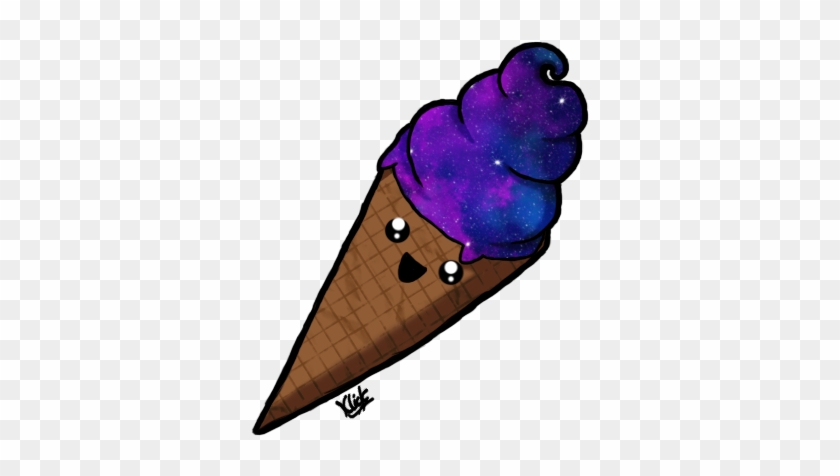Galaxy Ice-cream By Klickwitch - Galaxy Ice Cream Cartoon #554879