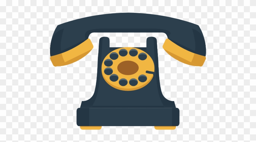 Telephone Free Icon - Old Phone Icon Png #554941