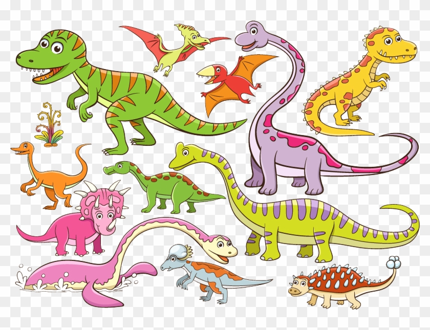 Dinosaur Cartoon Royalty-free Illustration - Dinosaur Cartoon Royalty-free Illustration #555002