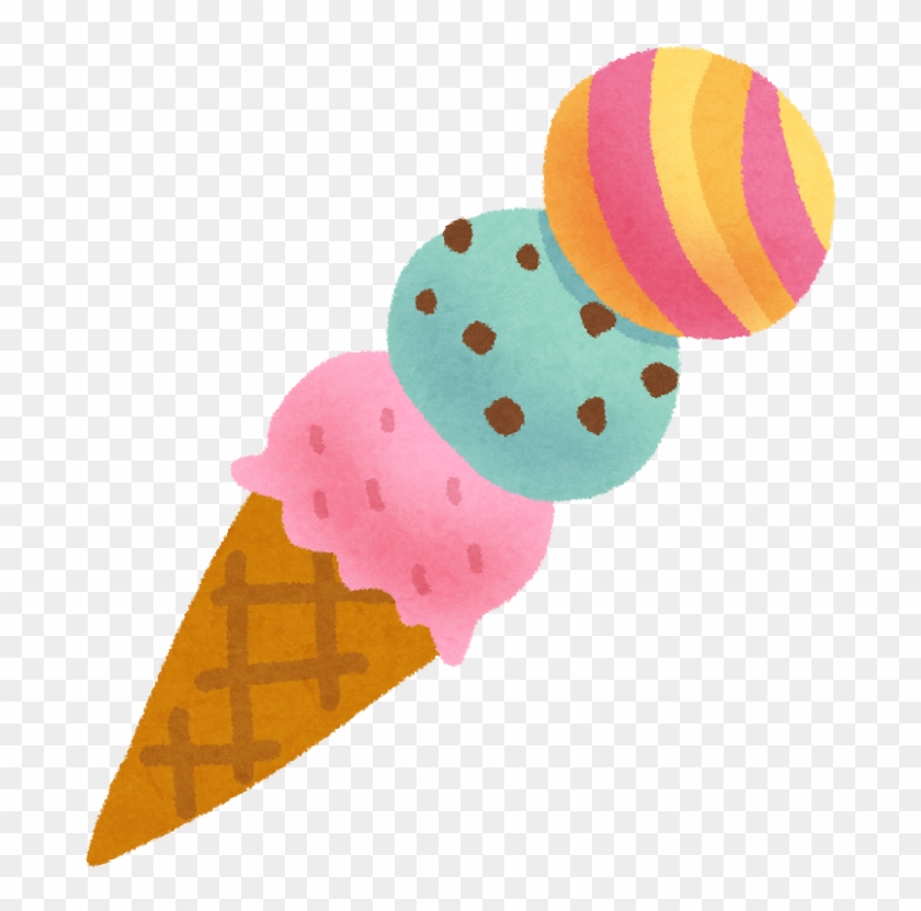 Icecream - アイス クリーム イラスト フリー #554967