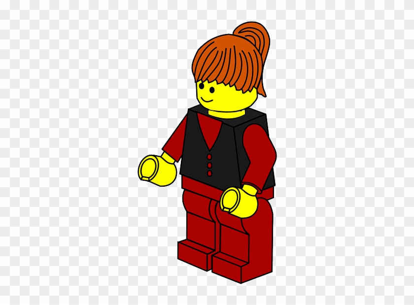 Lego Man, Woman, Robot, Games, Toys, Town, Business, - Lego Clipart #555077