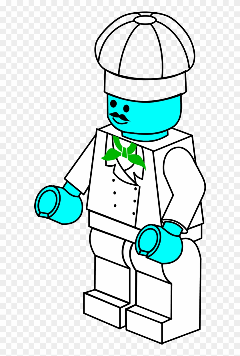 Lego Town Chef - Police Officer Coloring Sheet #555115