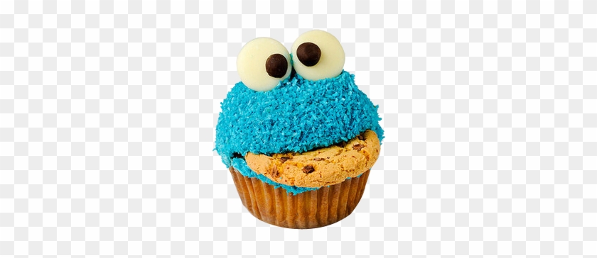 Cookie Monster Cupcake Edit By Sekcobra - Fancy Cupcakes #555134